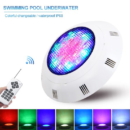 Tadpole Customized 12V Ac Dc Wall Mounted Remote Control Color Changing Rgb Ip68 Waterproof Underwater Led Swimming Pool Lights