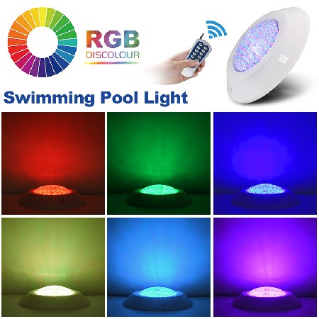 Tadpole 12V 18W Abs Remote Control Rgb Wall Mounted Ip68 Waterproof Led Swimming Pool Lights