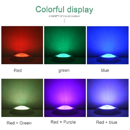 Tadpole 12V 18W Abs Remote Control Rgb Wall Mounted Ip68 Waterproof Led Swimming Pool Lights