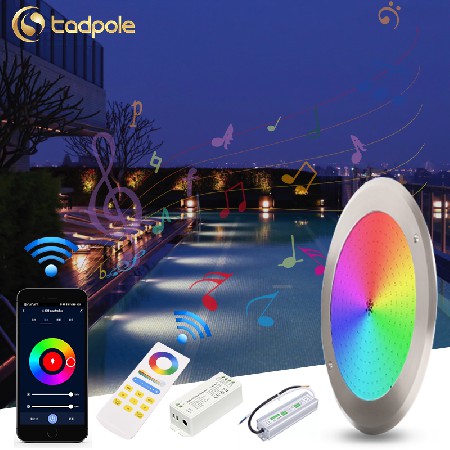 Tadpole Ip68 Underwater Waterproof Color Chang 12V 35W Rgb Resin Ultra Thin Led Wifi Swimming Pool Light Rgb