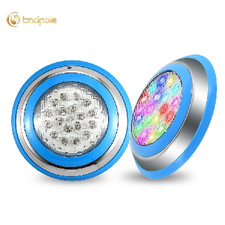 Tadpole 12V Ip68 Waterproof Underwater Led Lamp Under Water Led Rgb Remote Control Stainless Steel Swimming Pool Light