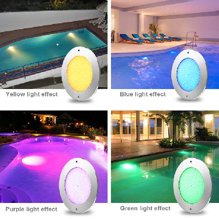 Tadpole Manufacturer Customization 12V Underwater Stainless Steel Remote Control Rgb Ip68 Waterproof Swimming Led Pool Lights