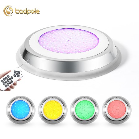 12V Ip68 Ce Rohs Stainless Steel Led Underwater Lights Waterproof Led Rgb Colorful Swimming Pool Lighting