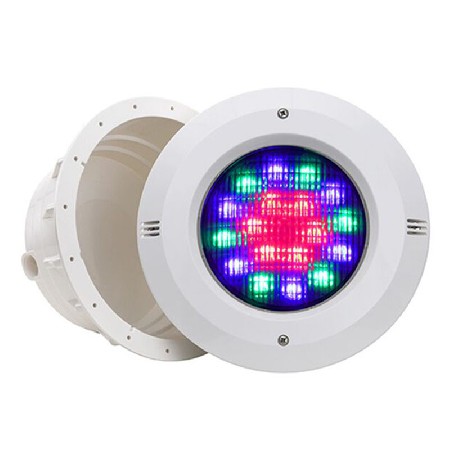 Led embedded swimming pool lamp underwater lamp colorful plastic film swimming pool lamp pool remote control spotlight plastic underwater lamp