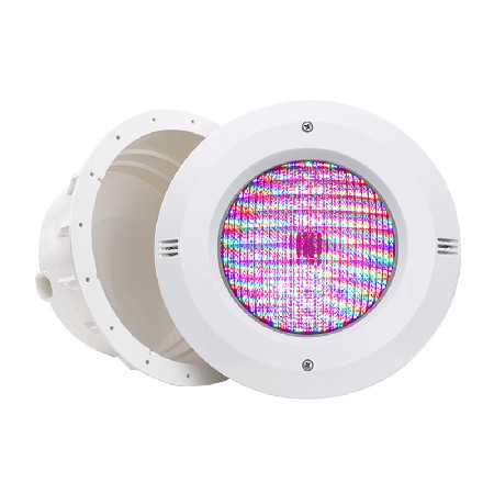 Led embedded swimming pool lamp underwater lamp colorful plastic film swimming pool lamp pool remote control spotlight plastic underwater lamp